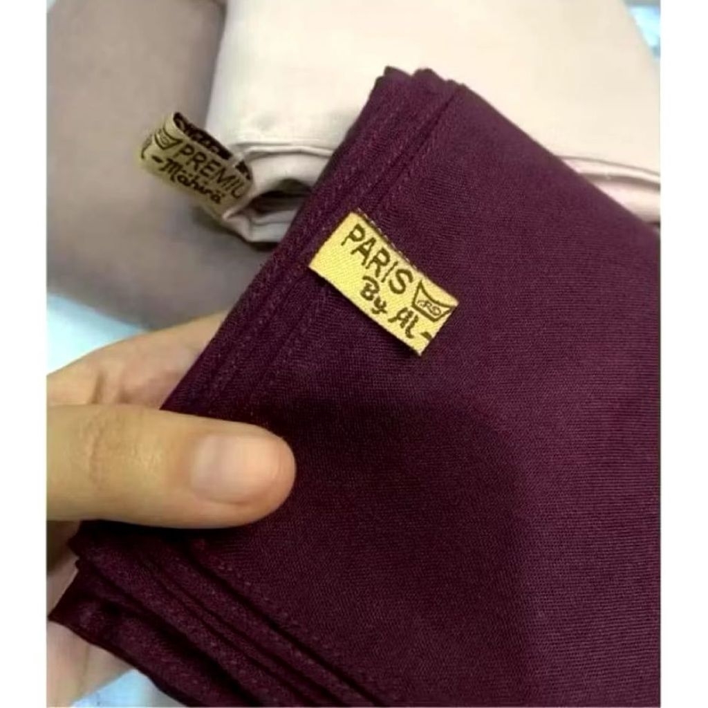 HIJAB SEGIEMPAT PARIS PREMIUM BRAND ORIGINAL BY ALMAHIRA & RF BASIC
