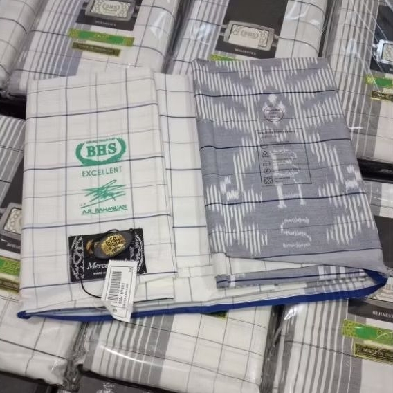 Sarung BHS Excellent MERCERIZED DGP Putih