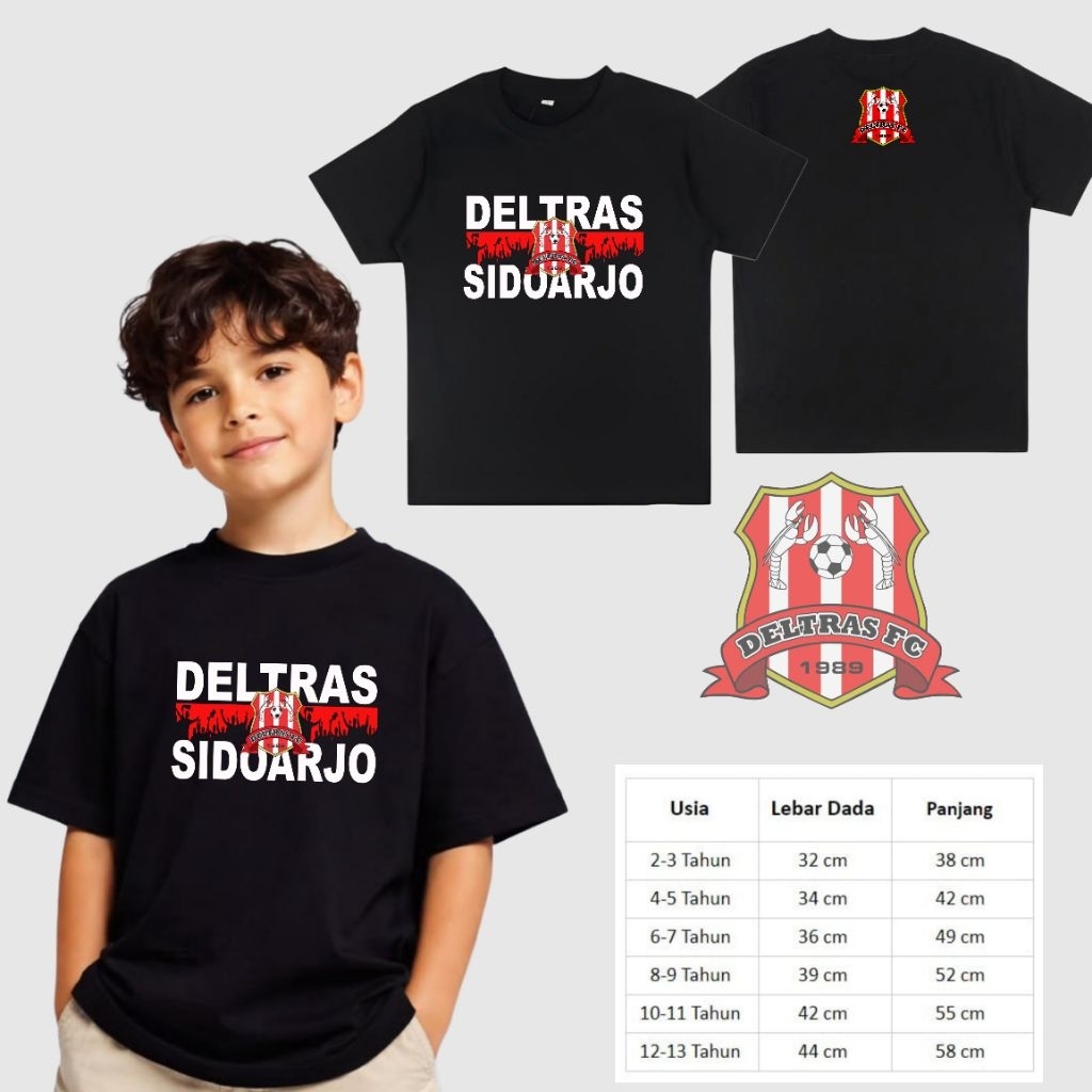 KAOS ANAK KLUB DELTRAS SIDOARJO