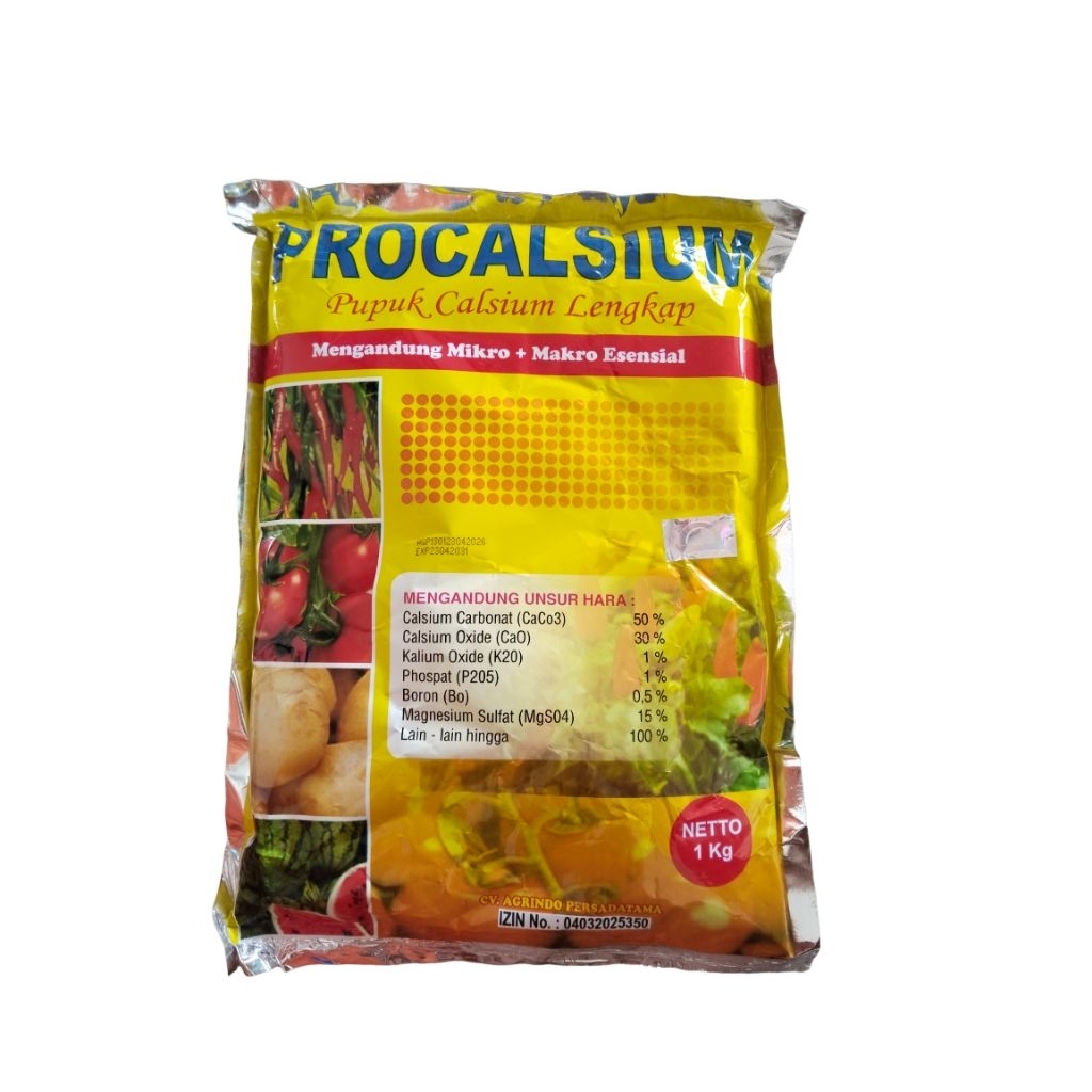 Pro Calsium pupuk yang mengandung kalsium (Ca)