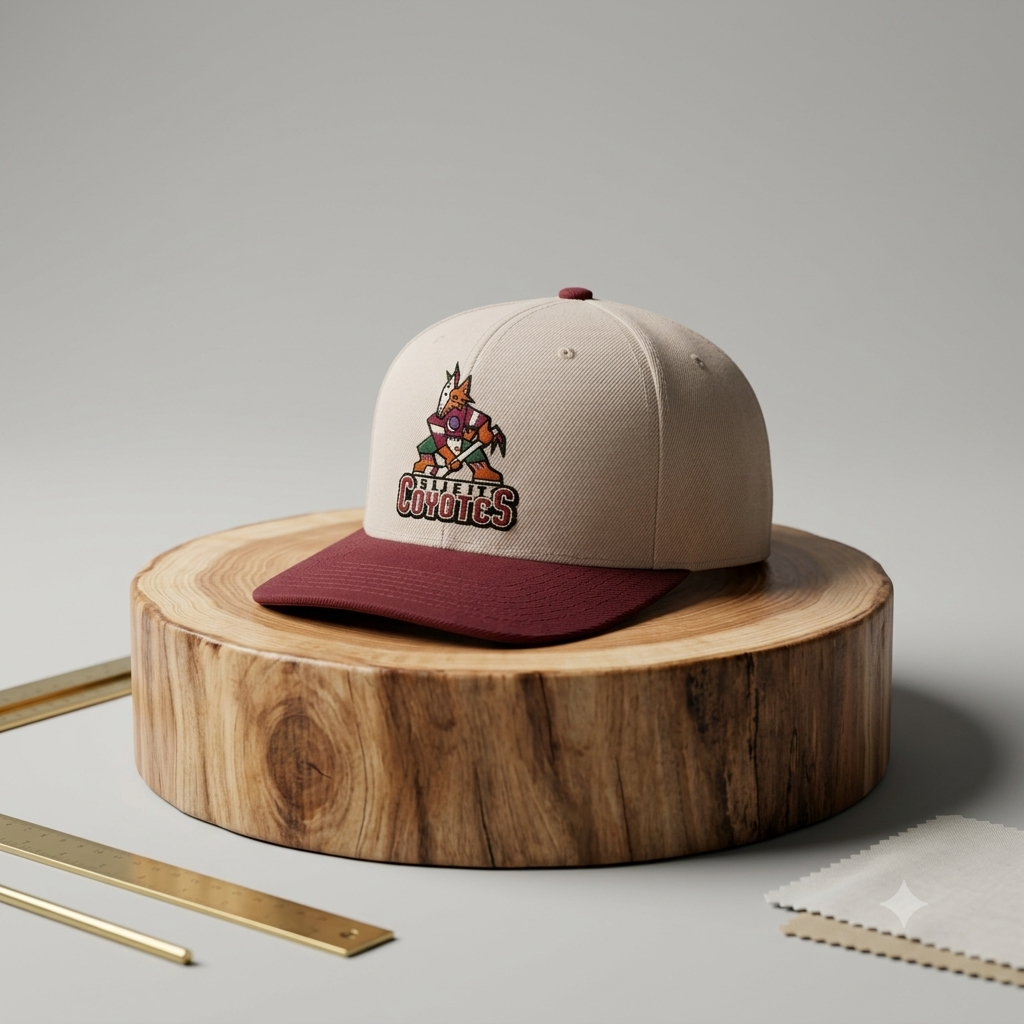 Vintage 90s Phoenix Coyotes Annco Snapback Hat Made in USA NHL Kachina