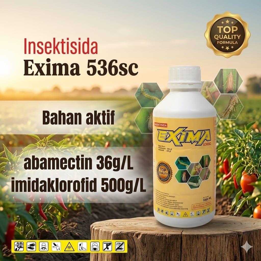 INSEKTISIDA EXIMA 536SC, BAHAN AKTIF- ABAMECTIN, IMIDAKLOROFID