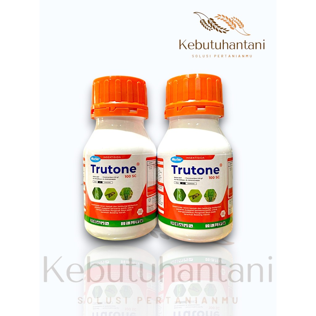 Trutone 100ml (kecil) insektisida penggorok daun, ulat grayak, dan ulat bor