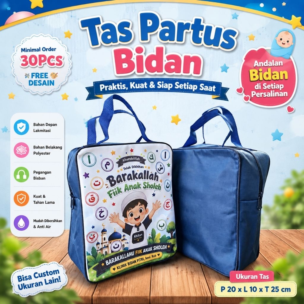 Tas Partus Bidan Tas Bidan Murah Tas Bidan Terlaris Tas Polyester Bidan
