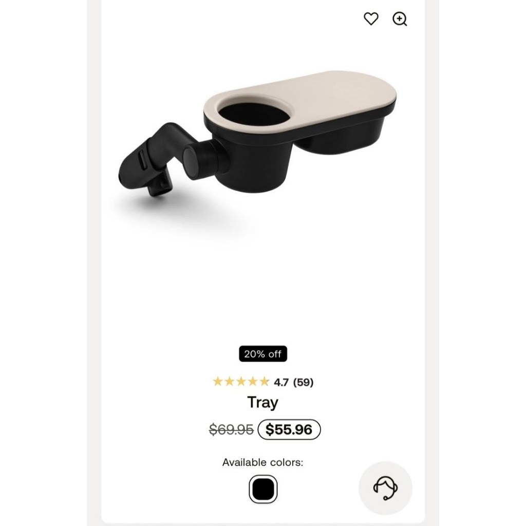 Bugaboo tray