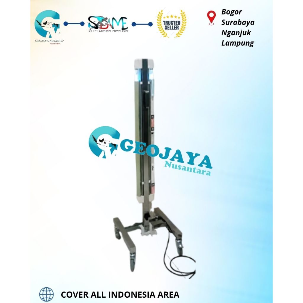 PORTABEL STERILIZER UVC PENETRALISIR RUANGAN PORTABLE DENGAN LAMPU UV ROOM STERILIZER TOWER