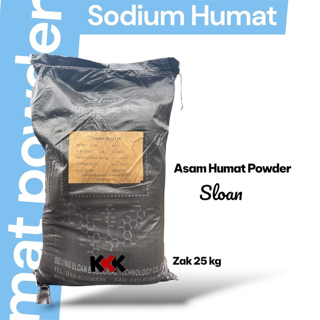 Asam Humate _ Sodium Humate 25 kg _ pupuk organik 25 kg