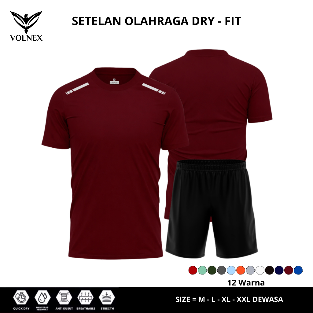 Set olahraga polos Seragam Olahraga Futsal SET Baju + Celana Club Tim Sepak Bola PL002