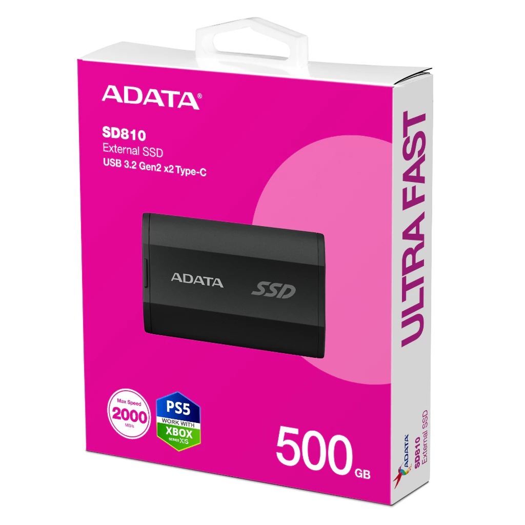 SSD ADATA SD810 500GB - SSD Portable USB-C USB-A