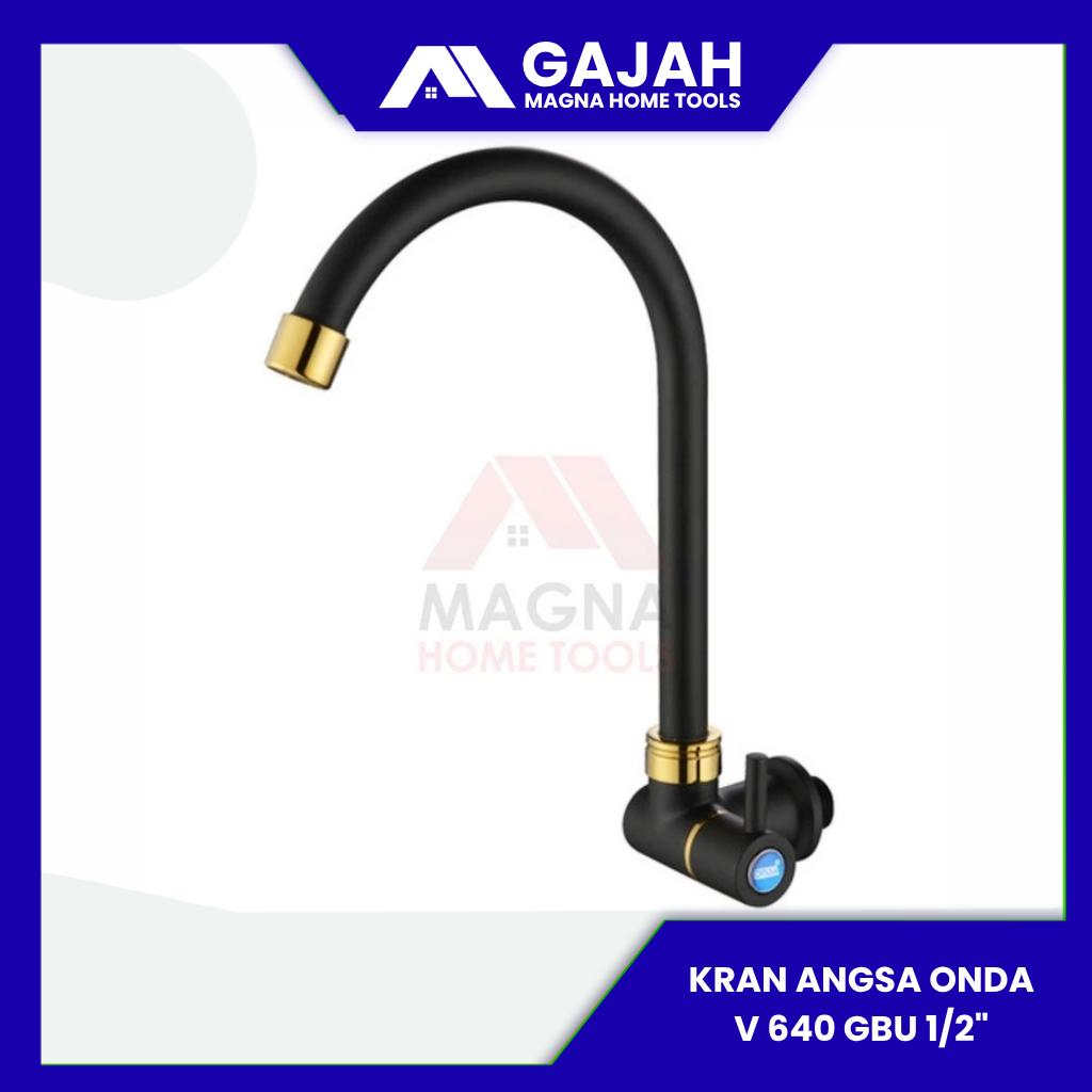 KRAN ANGSA 1/2 INCH ONDA CUCI PIRING HITAM V 640 GBU
