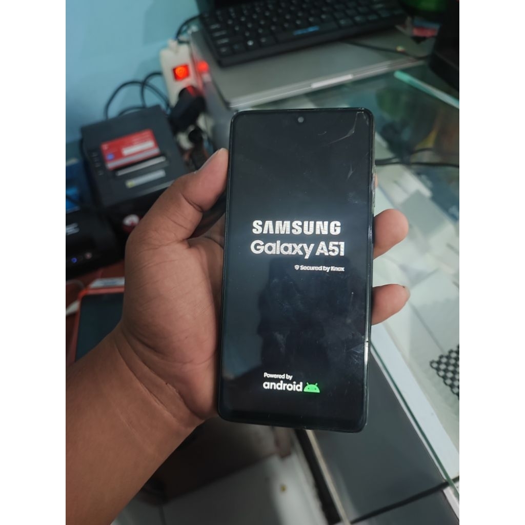samsung a51 6/128 gb minus lcd lokal retak