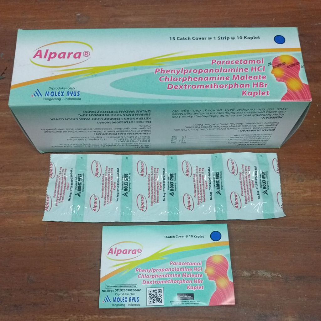 Alphara tablet 1 strip 15 tablet original