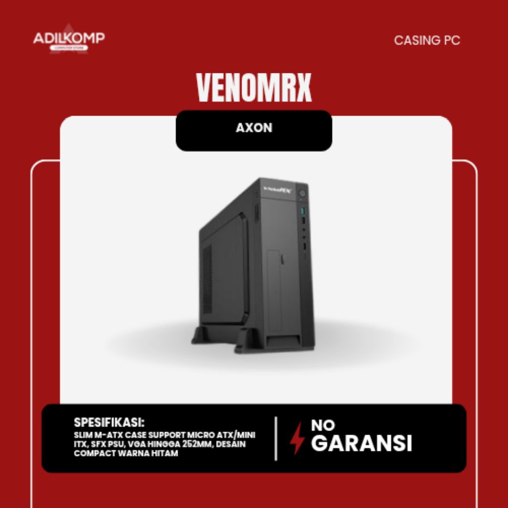 CASING PC VENOMRX AXON SLIM M-ATX