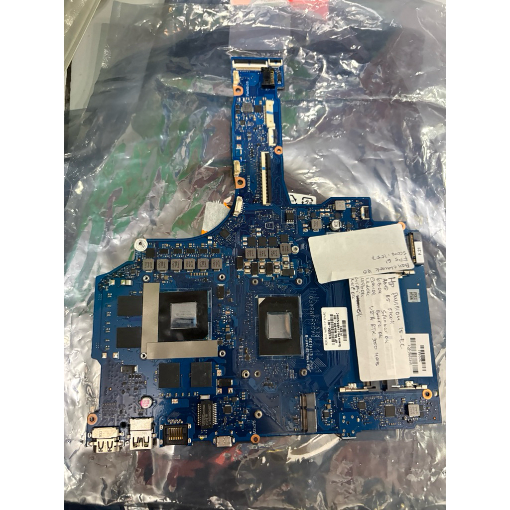 mootherboard hp pavilion 15-ec ryzen 5-5600 vga rtx 3050 4gb