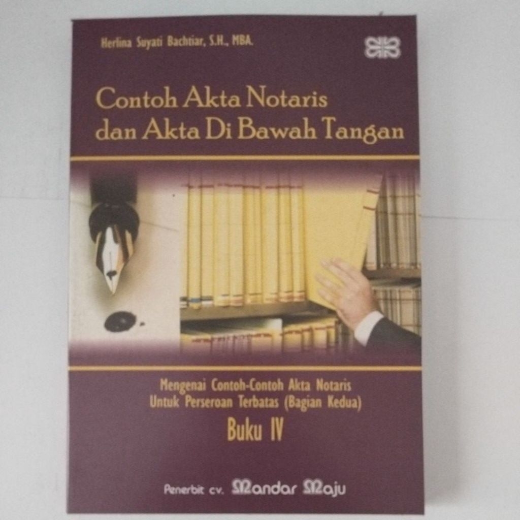 Contoh Akta Notaris dan Akta Di Bawah Tangan