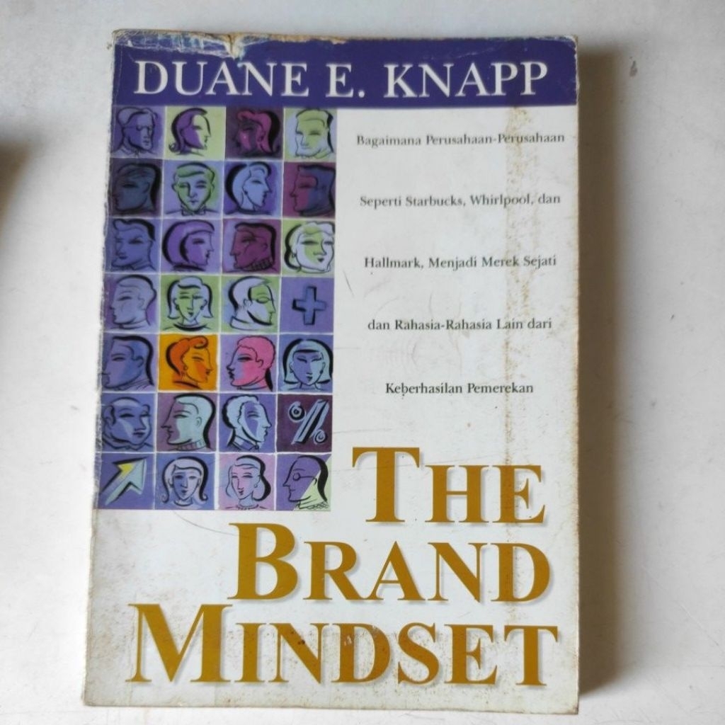 Buku The Brand Mindset by Duane E. Knapp Original Bekas Preloved Bahasa Indonesia