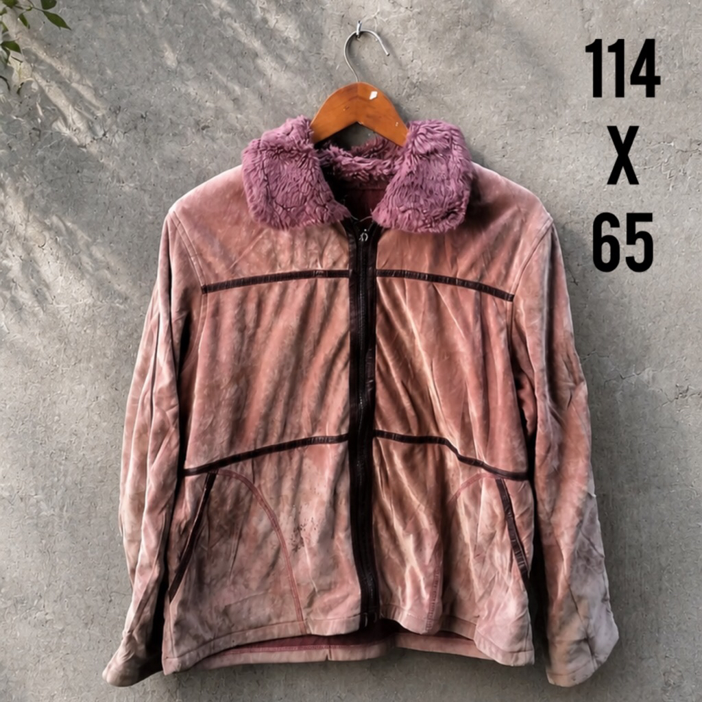 Bludru Pink Jacket