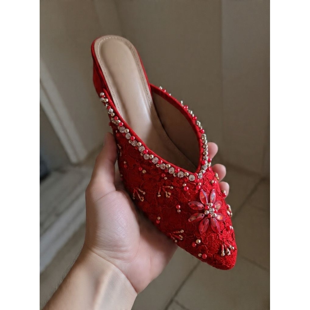 Sendal Pengantin/Sepatu Pengantin/Sendal Pesta