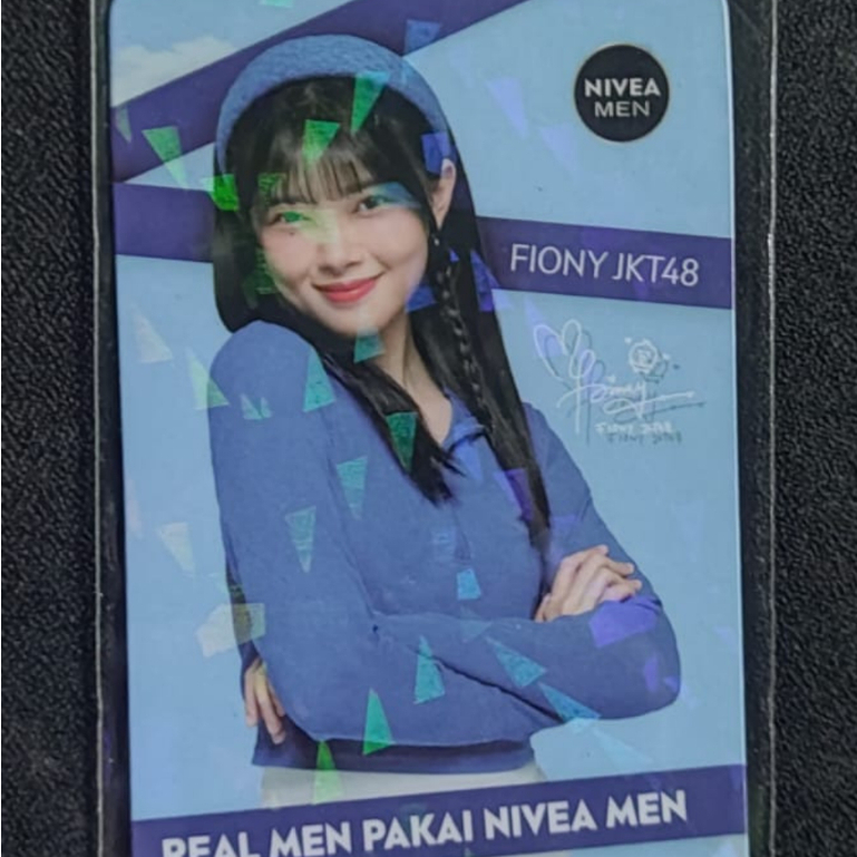 Photocard JKT48xNivea Man Fiony