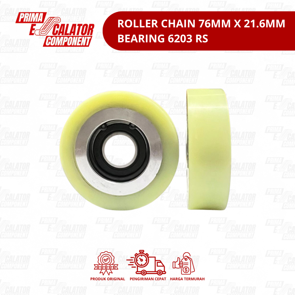 ROLLER CHAIN ESCALATOR 76MM X 21.6MM BEARING 6203RS (SC650C003) FOR HYUNDAI