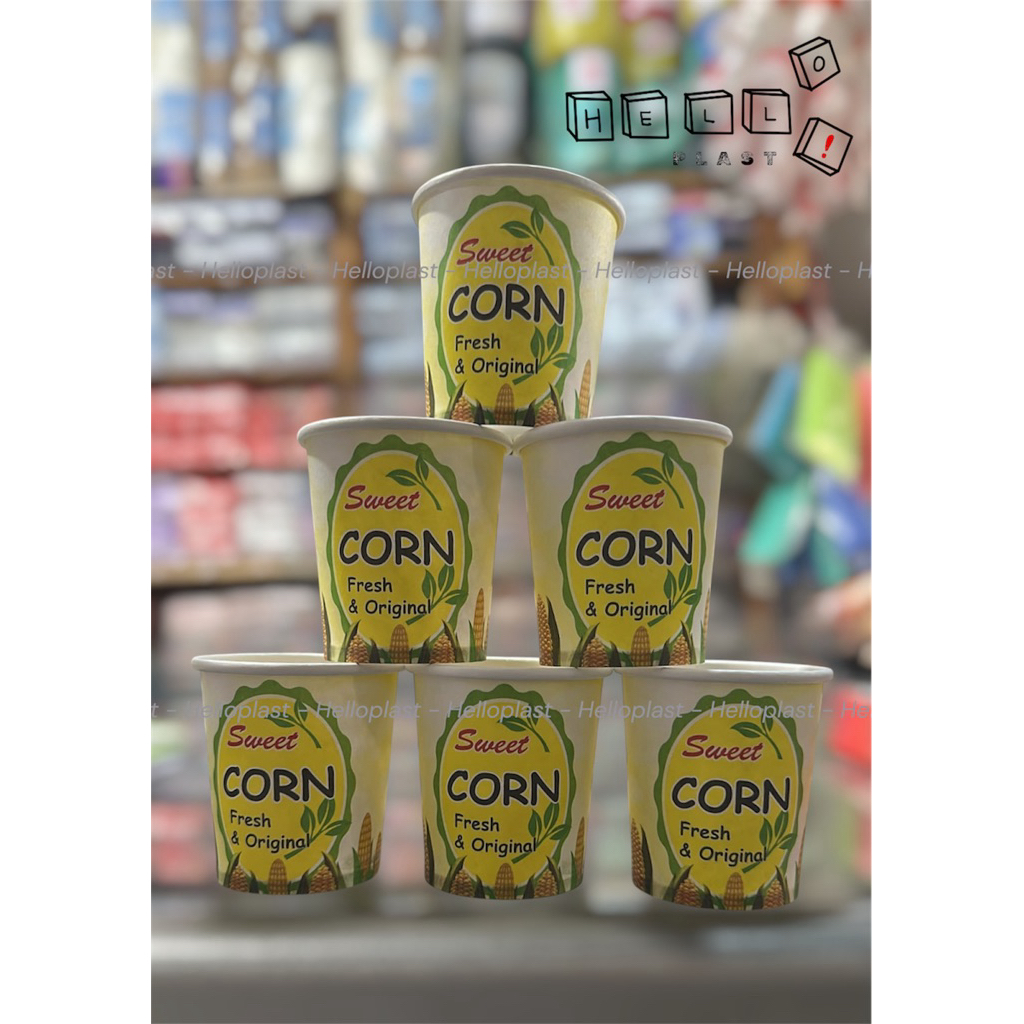 PAPERCUP JAGUNG 6,5oz / GELAS JAGUNG / GELAS JASUKE 50PC