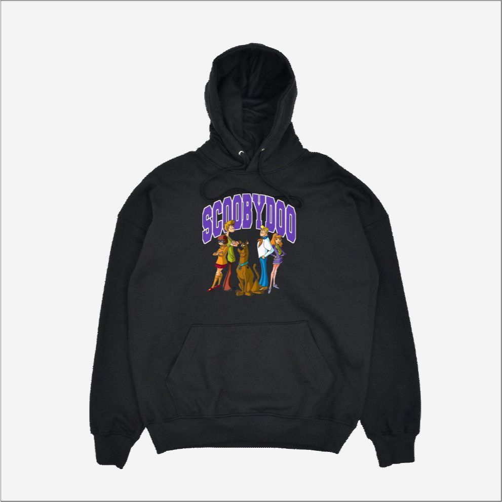 Raden Hoodie Scooby Doo All Music Sweater Pullover Unisex Hitam
