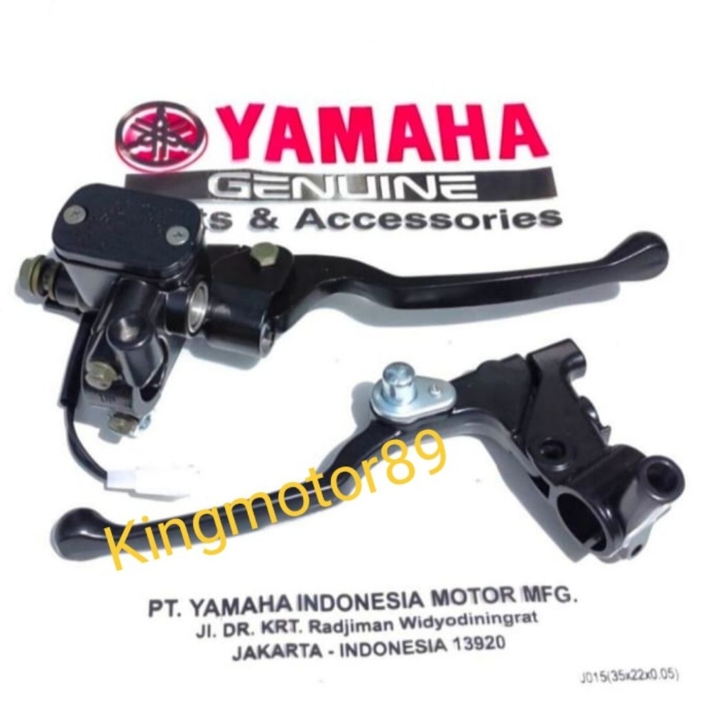 Dudukan handle Kiri+Handle kiri+ Master Rem Set Depan Yamaha  Xride 115,Xride 125