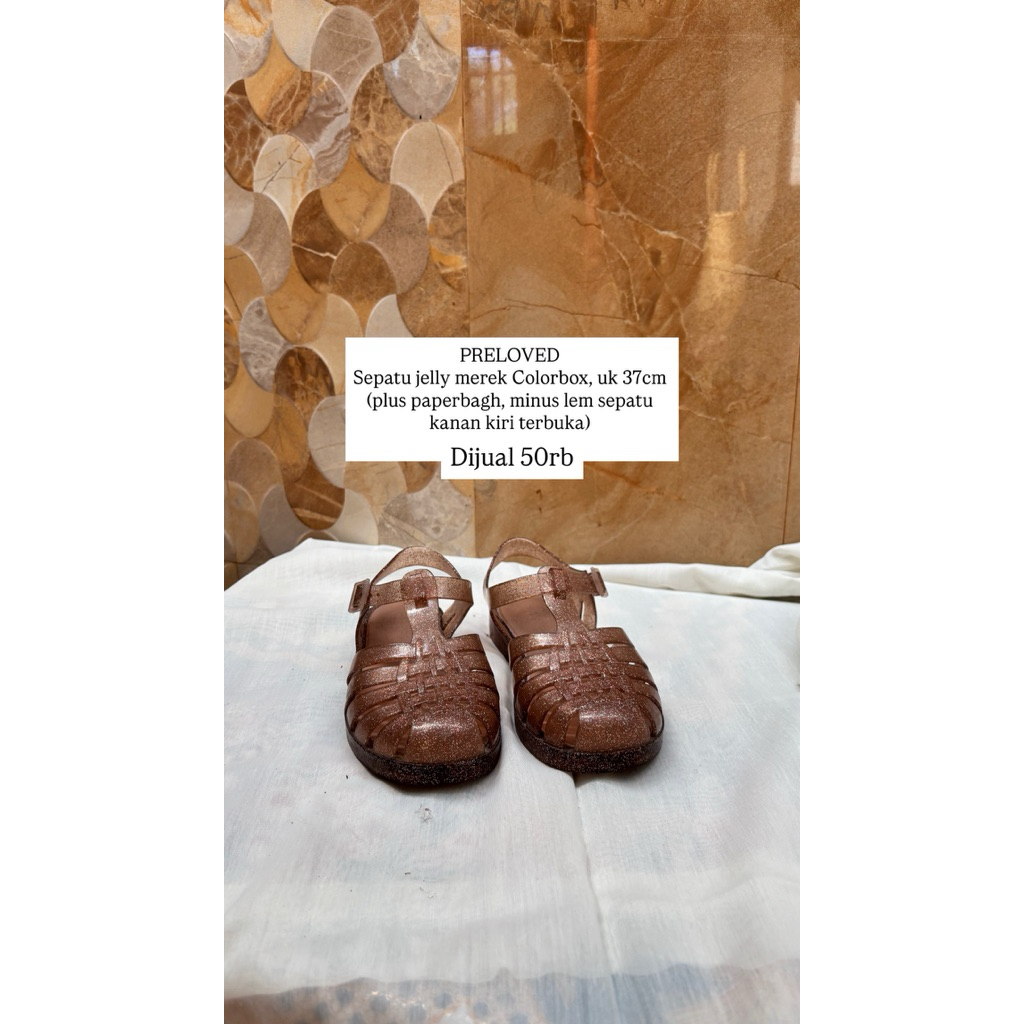 Sepatu jelly merek colorbox