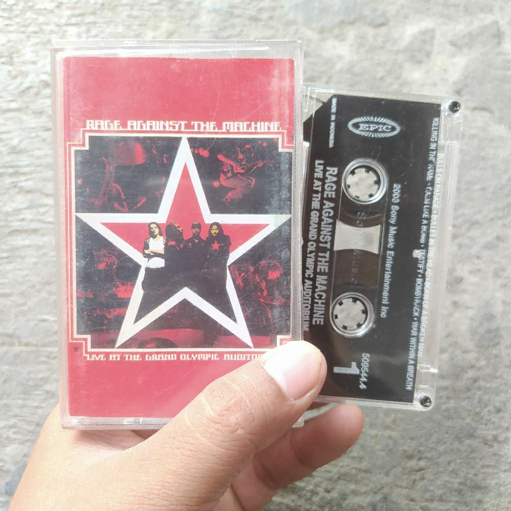 Kaset Pita Rage Against The Machine - Live At The Grand Olympic Auditorium
