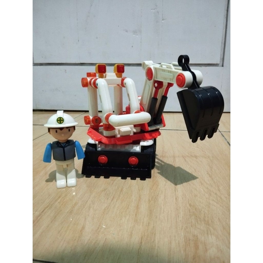 preloved Edtoy Pro-Mobile Excavator Magnetic Construction Vehicle magnet original bukan magformers