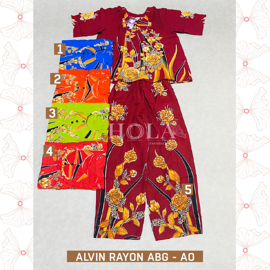 HOLA_FASH | ALVIN RAYON ABG, ALVIN BATIK ABG, SETELAN RAYON, CP ABG