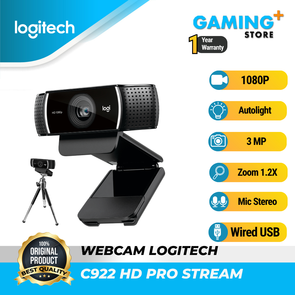 Logitech C922 / C 922 Pro Stream Webcam