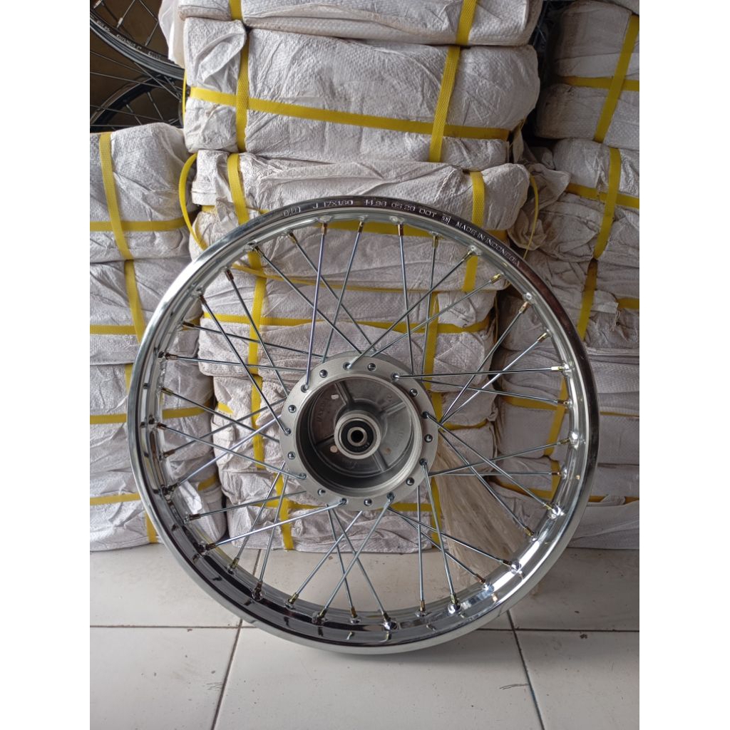 Velg pelk belakang Honda supra x lama/supra fit lama Baru siap pakai jari-jari TDR