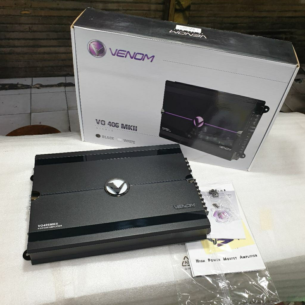 Power Amplifier 4 Channel Venom Diablo VO 406 MKII Power 4 Channel VENOM DIABLO VO 406 MKII