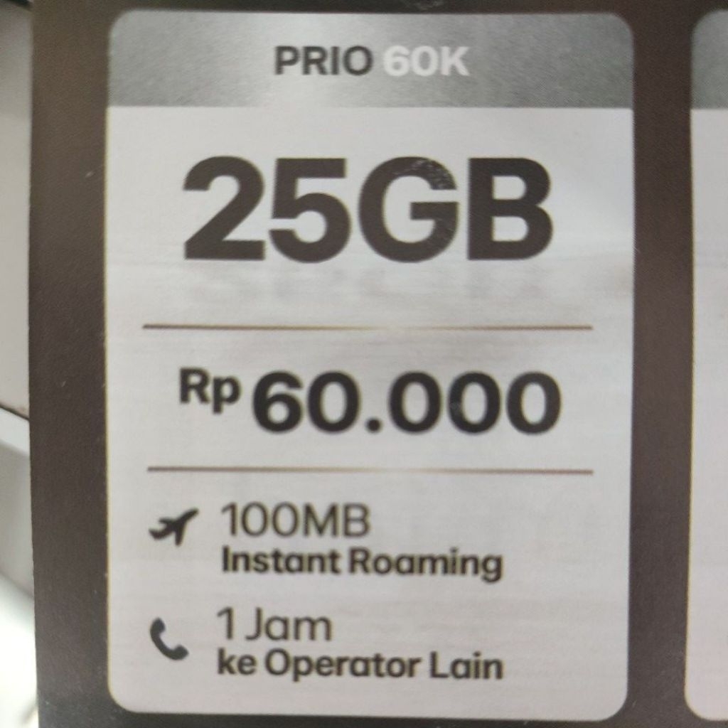 Kartu XL Sakti 25GB 60ribu FULL INTERNET, bisa di beli tiap bulan dengan harga dan kuota yang sama