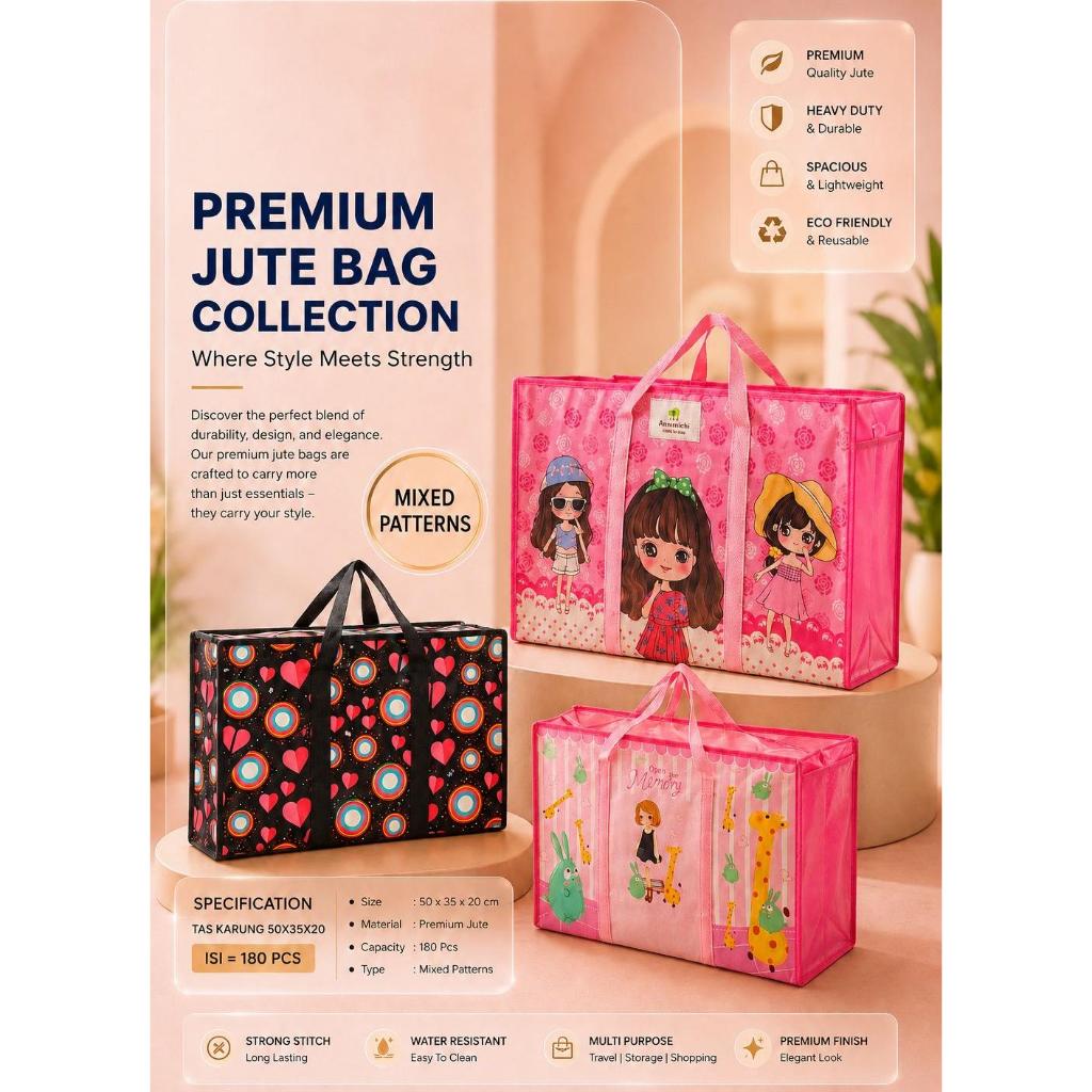 Tas Karung Jumbo Serbaguna / Tas Laundry / Tas Belanja