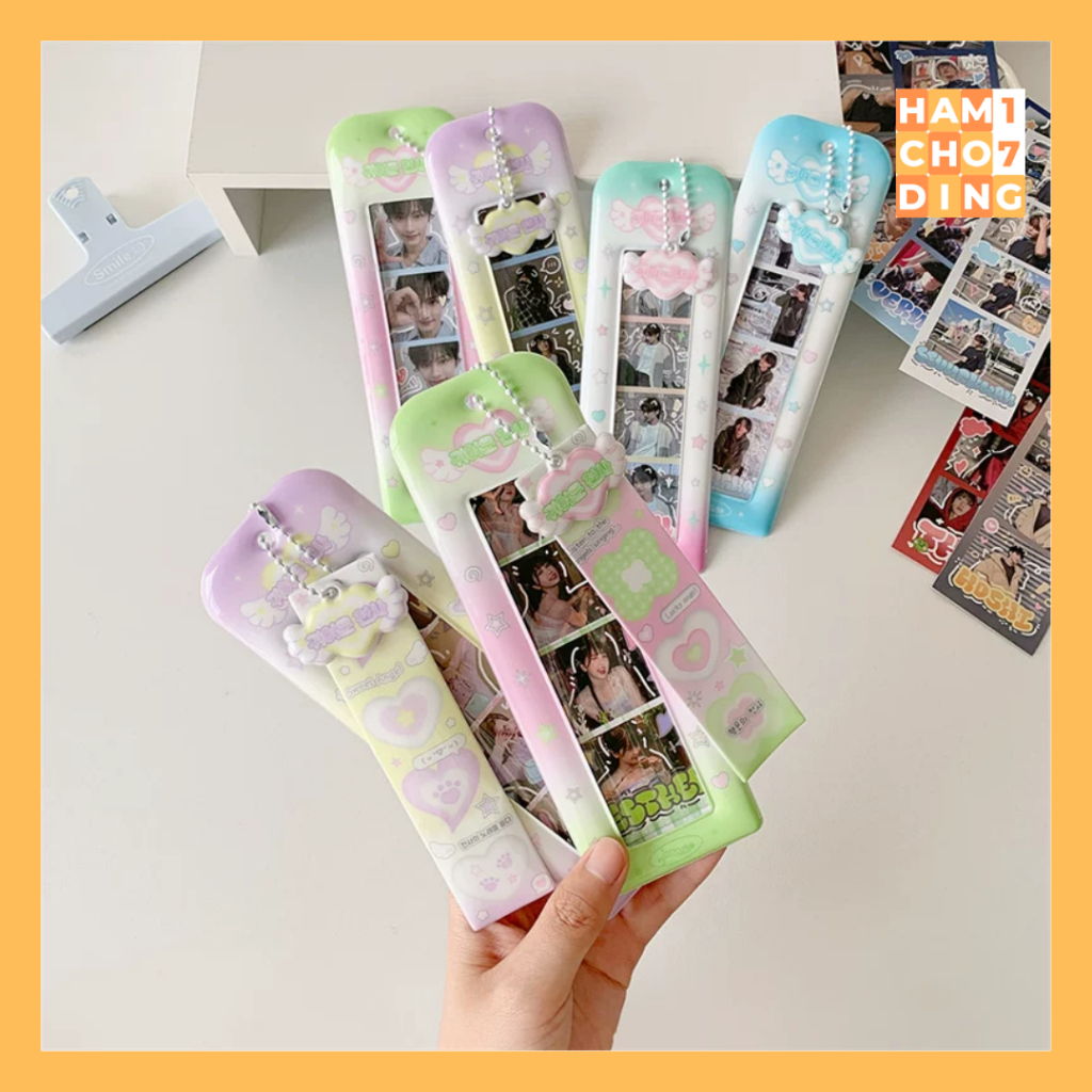 Photostrip holder gantungan keychain
