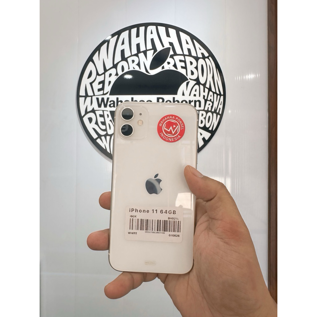 iPhone 11 64GB White Second Resmi iBox