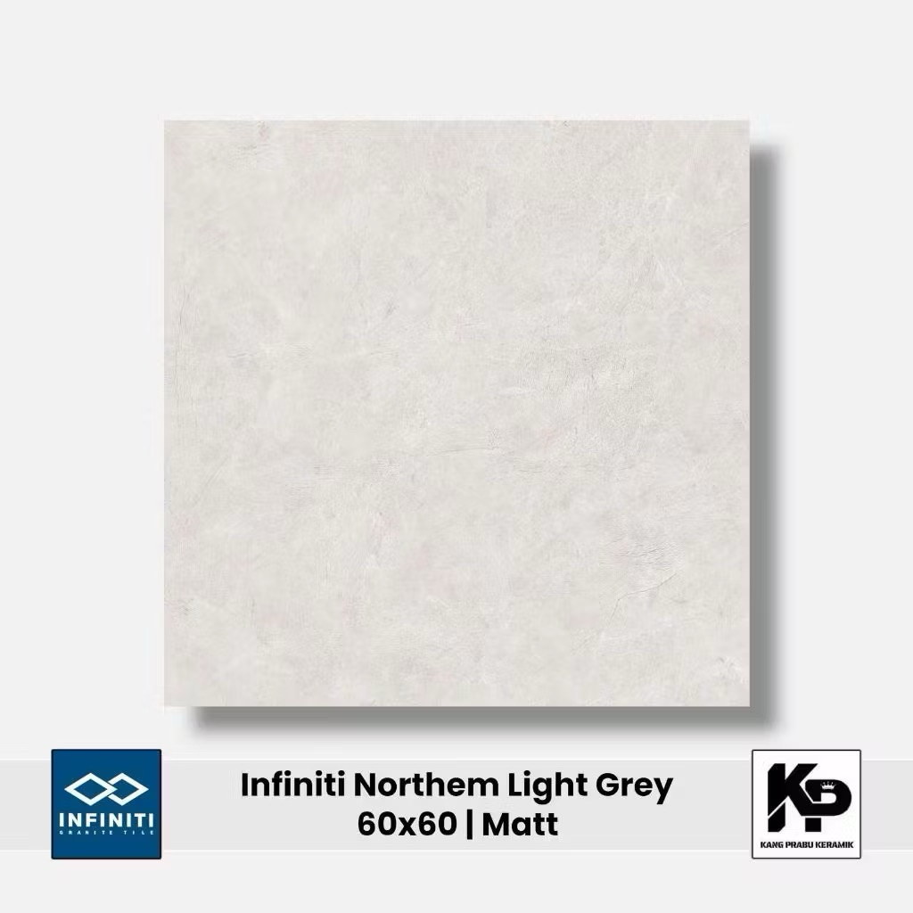 Granit INFINITI Roque Light Grey 60x60 - Granit Lantai Premium Motif Stone Natural Elegan & Tahan La