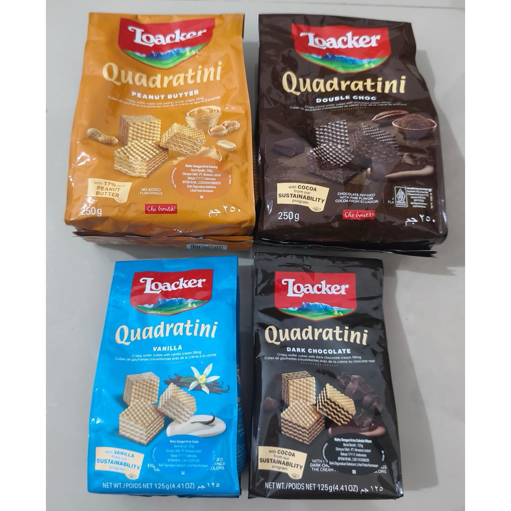 Loacker Quadratini Wafer Cookies