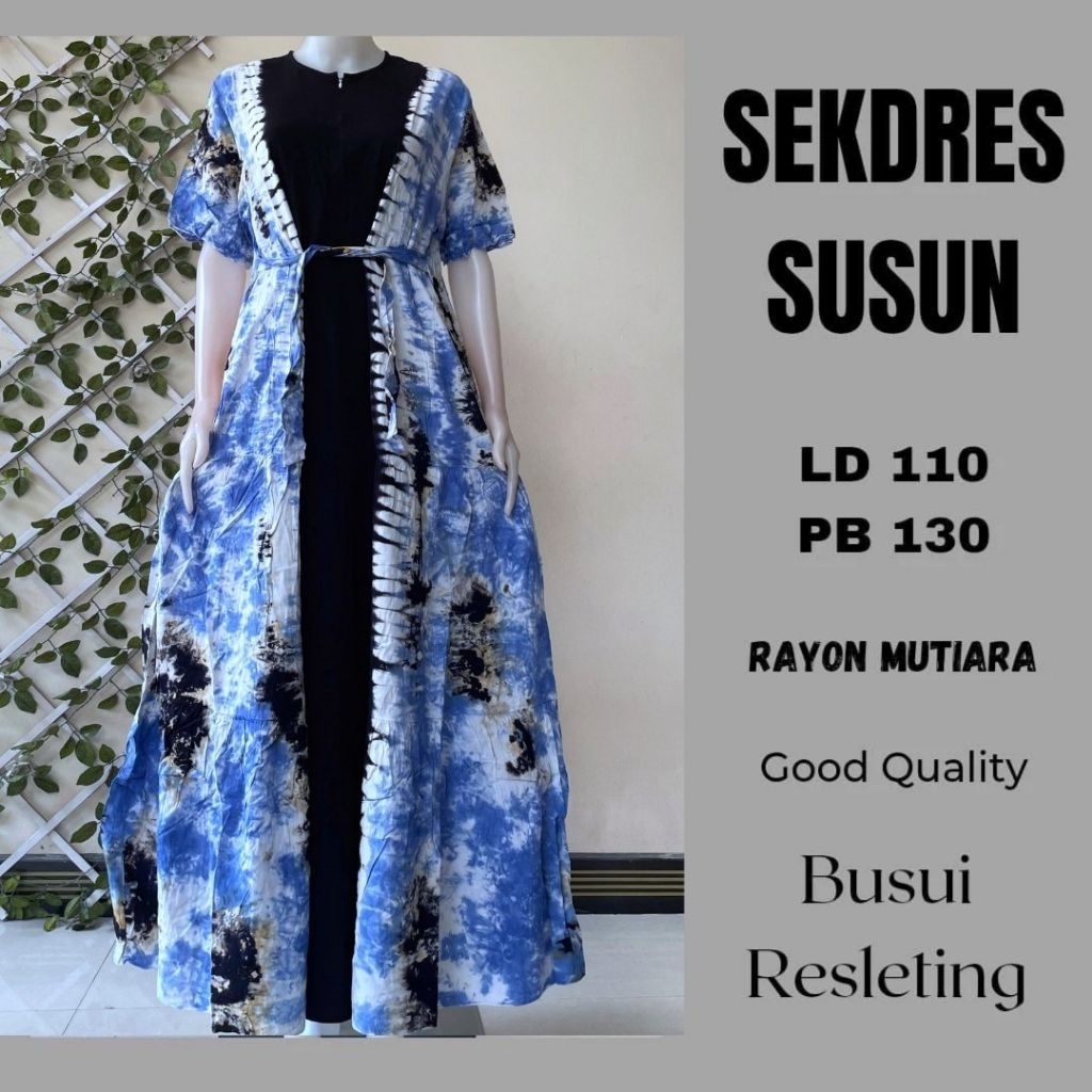 SEKDRESS SUSUN // DASTER PREMIUM//SEKDRES RAYON//SEKDRES