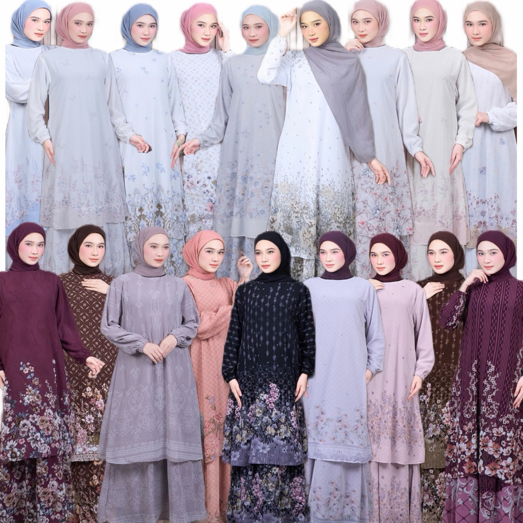 GAMIS MALAYSIA CERUTI MOTIF PEKANBARU