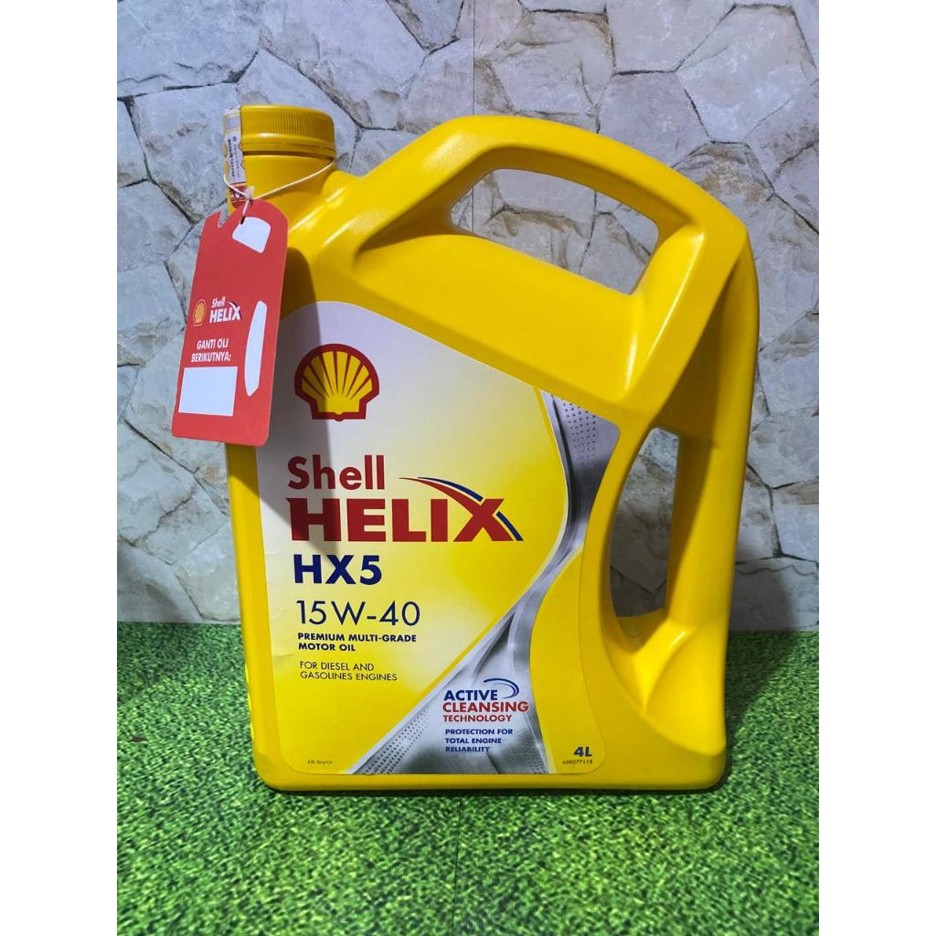 Promo Oli Shell HX5 15W-40 (4L) / shell hx5 15w 40