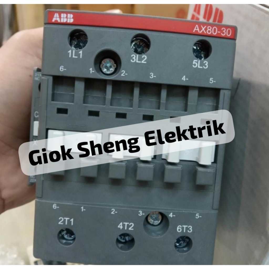 KONTAKTOR 3PHASE 125A 220V AX80-30-11-80 ABB