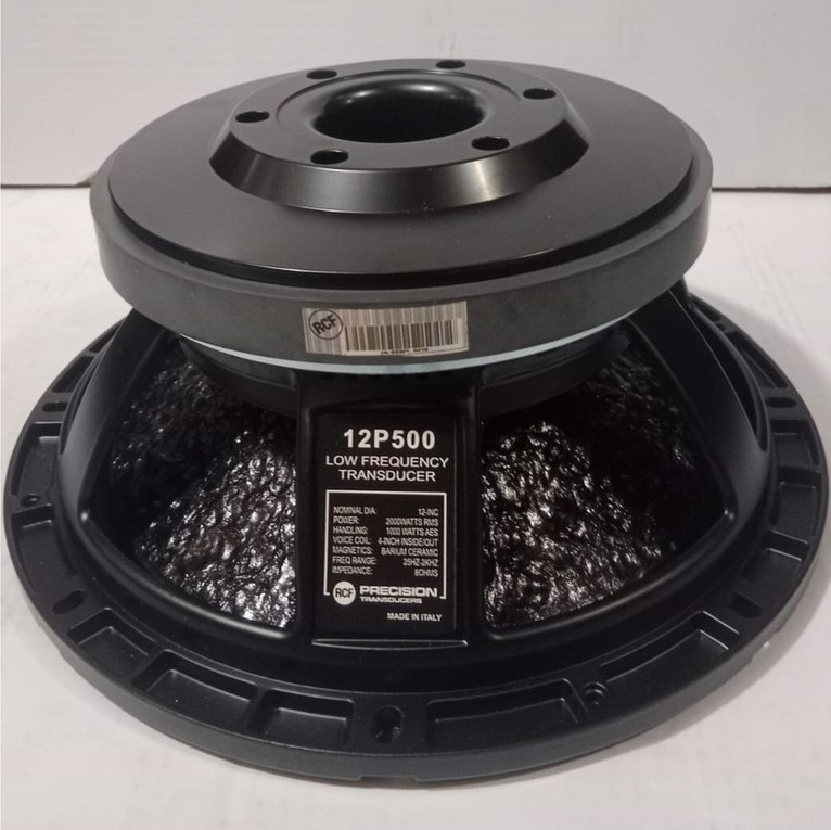 Speaker Komponen RCF 12Inch//12P500 Coating Kulit Jeruk, Power 2000Wats, Voice Coil 4 Inch, Original