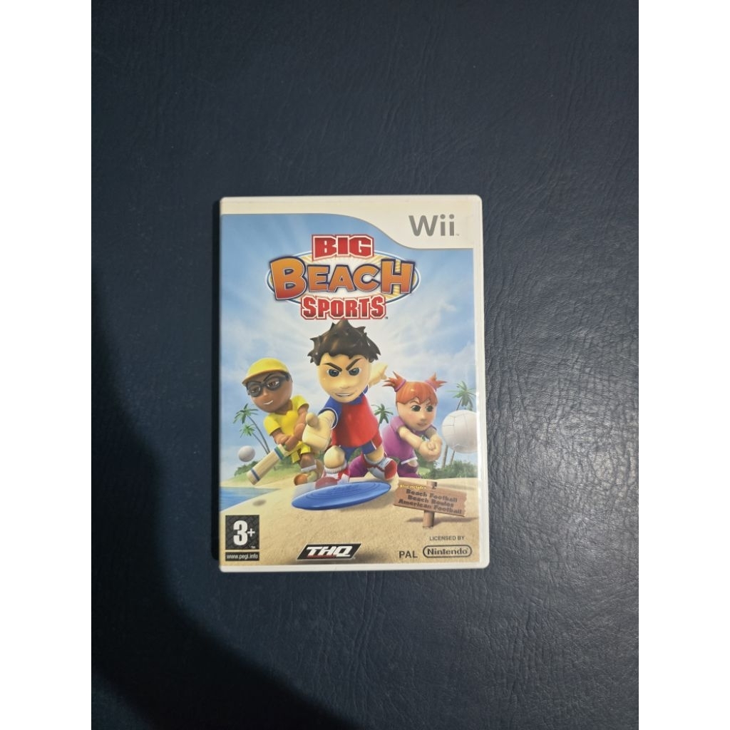 Nintendo Wii Games Big Beach Sports BD Kaset CD Game Retro Ori Original