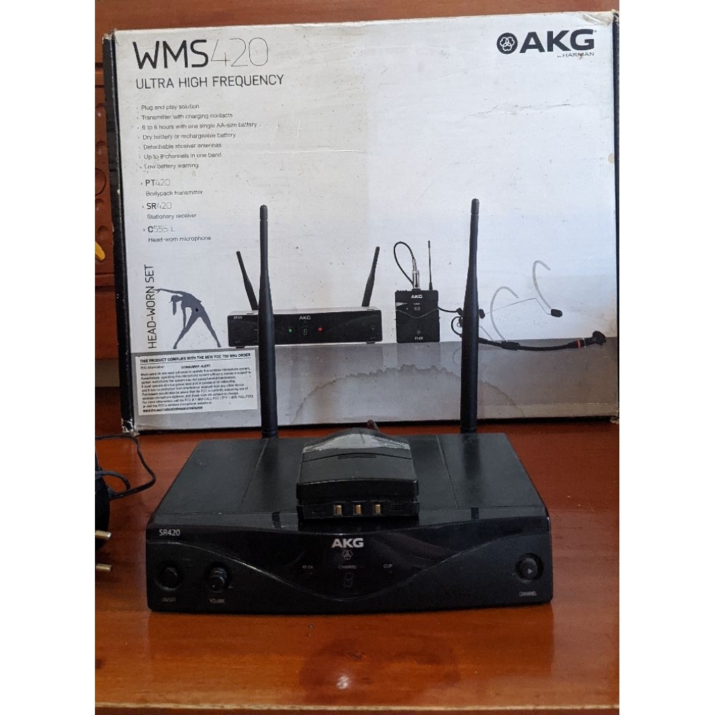 mic wireless Akg wms 420 instrument gitar/bass