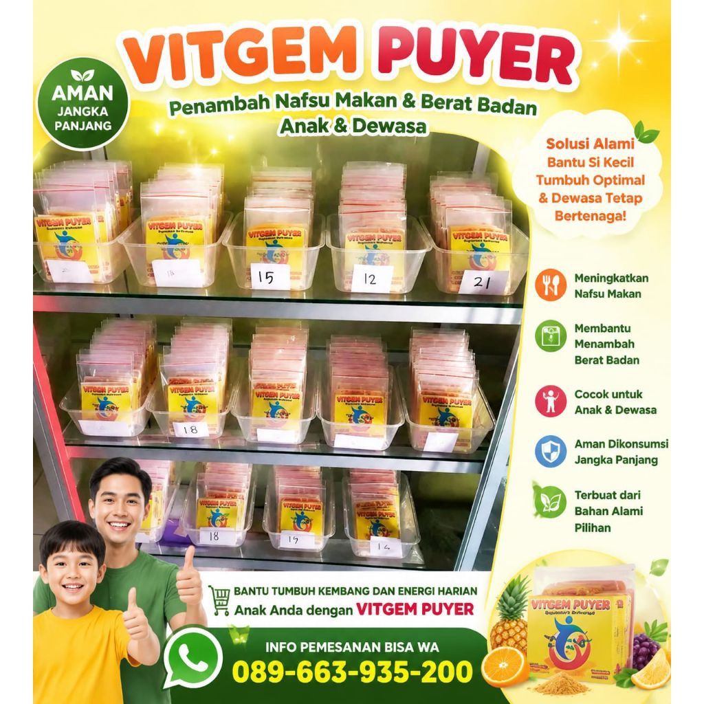 VITGEM PUYER VITAMIN GEMUK PUYER ORIGINAL