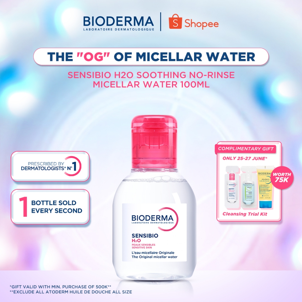[Special Creator] Bioderma Sensibio H2O 100ml - Micellar Water untuk Semua Jenis Kulit / Kulit Sensi