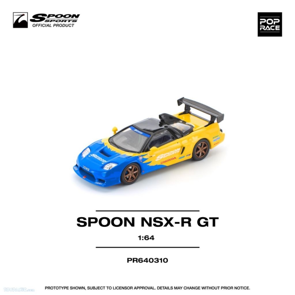 Pop Race Nsx R GT Spoon Box Segel